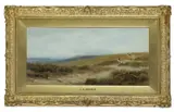 Charles Horwell Woodman, Driving The Cattle, Watercolour
