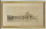 Clarkson Frederick Stanfield, Anger, Loire, 1851, pencil Watercolour and pencil