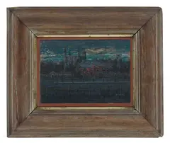 David Cooper, The Tower Of London, Oil on card