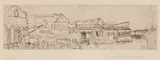 Elizabeth Blackadder, Venice, pencil Etching