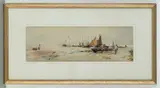 Thomas Bush Hardy, Margate Pier, Watercolour