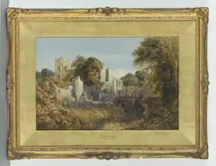 Bernard Walter Evans, Fountains Abbey, Watercolour