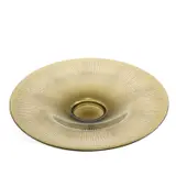Daum, A Daum Nancy Centre Dish, glass, etched with a linear motif