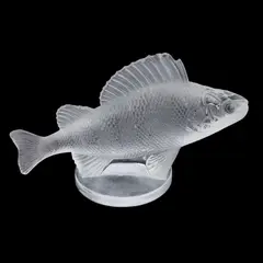 Lalique A 'Perche" Car Mascot, Designed 1929 by Lalique, glass, sold Aug 2026
