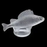 Lalique, Lalique A 'Perche" Car Mascot, Designed 1929, glass