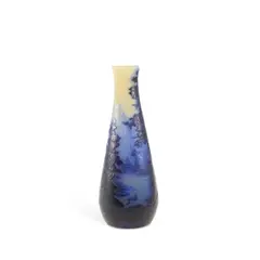 Émile Gallé, Émile Gallé (French, 1846–1904) A Cameo Glass Landscape Vase, Circa 1900, glass