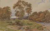 Harold Sutton Palmer, River Ure And Beck Near Aysgarth, Yorkshire, Watercolour