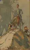 Terence John McCaw, Don Quixote, Watercolour
