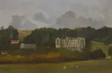Victor Malcolm Wombwell, Rievaulx Abbey, Yorkshire, Oil on canvas board