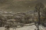 Judith Da Fano, Two Winter Landscapes, Oil on board