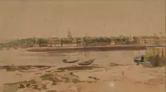 Byron Eric Dawson, Thames View, Watercolour