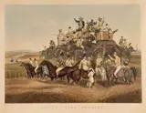 John Platt, A Set Of Four Indian Hunting Scenes: Hog Hunting, prints Published by Messrs Fores, London