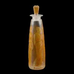 René Lalique (French, 1860-1945) For Coty An 'Ambre Antique' Scent Bottle, Designed 1910 by René Lalique, glass, moulded R, sold Jun 2026