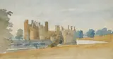 Augustus John Cuthbert Hare, Leeds Castle, Kent, Watercolour over pencil