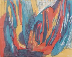 Knut Rumohr, Flammer, 1961, Fargetresnitt