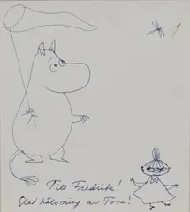 Tove Jansson, Mummitrollet og Lille My, Penn på papir