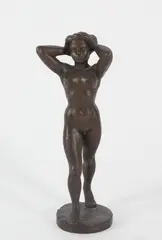 Ørnulf Bast, Stående kvinneakt, Bronse
