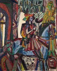 Erik Harry Johannessen, Ballade, 1947, Olje på lerret