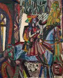 Erik Harry Johannessen, Ballade, 1947, Olje på lerret