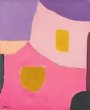 Johannes Rian, Komposisjon, 1966, Olje på lerret