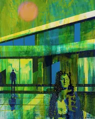Kenneth Blom, Abandon II, 2020, Olje på lerret