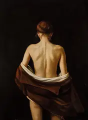 Odd Nerdrum, Ryggvendt akt, Olje på lerret