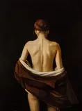 Odd Nerdrum, Ryggvendt akt, Olje på lerret