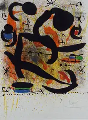 Joan Miró, Komposisjon, Litografi, lysmål