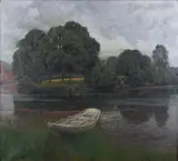 Thorolf Holmboe, Pram ved elvebredd