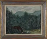 Harald Kihle, Kløvhest i regnvær, Telemark