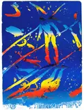 Himmelkropper by Frans Widerberg, Litografi, sold Jun 2019