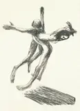 Frans Widerberg, Gjennomhopper, Litografi