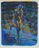 Frans Widerberg, Løpende III, Litografi