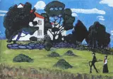 Nikolai Astrup, Hjem fra arbeid