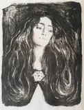 Edvard Munch, Brosjen. Eva Mudocci
