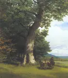 Hans Gude, Gammel eik ved Karlsruhe