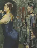 Per Krohg, Perlehandleren, 1928, Olje på lerret