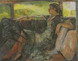 Søren Onsager, Amerikanerinden, 1931, Olje på lerret