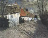 Frits Thaulow, Landsbygate med hest og vogn
