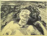 Edvard Munch, Liggende halvakt I