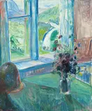 Joronns hatt by Thorvald Erichsen, 1927, Olje på lerret, sold Jun 1998