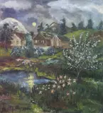 Nikolai Astrup, Vårnatt med fullmåne