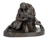 Stephan Sinding, To mennesker, Bronse