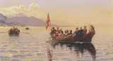 Hans Dahl, Brudeferd i Sognefjorden