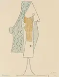 Kvinnehode by Pablo Picasso, 1957, Fargelitografi, sold May 2019