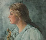 Margrethe Backer Welhaven, Portrett av Astri Welhaven, Olje på plate