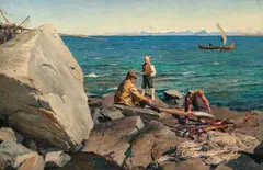 Even Ulving, Sløying, Nordland, Olje på lerret