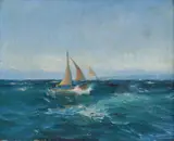 Thorolf Holmboe, Fiskebåt med tre seil