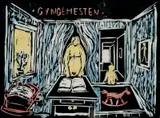 Gyngehesten by Kai Fjell, Linoleumssnitt og fettstift, sold Dec 2018