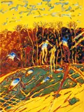 Frans Widerberg, De usynlige, Litografi